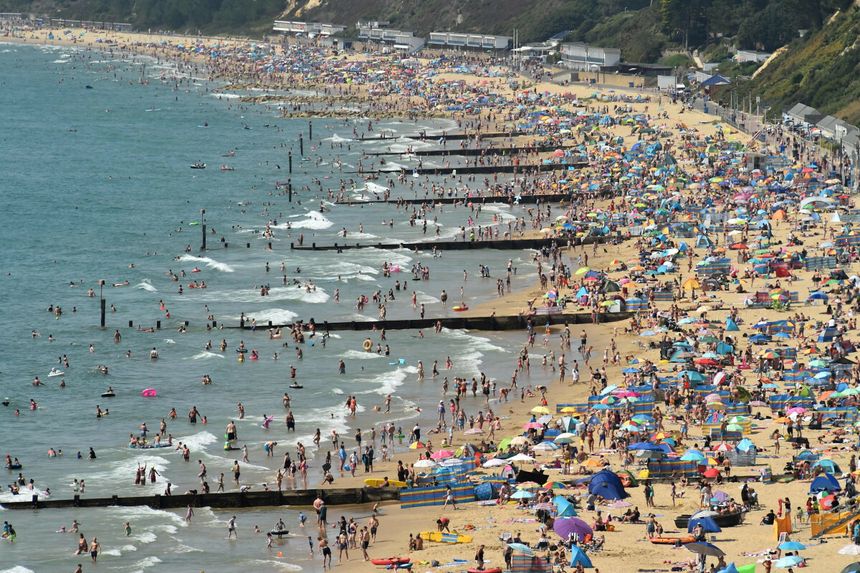 Plaża w Bournemouth