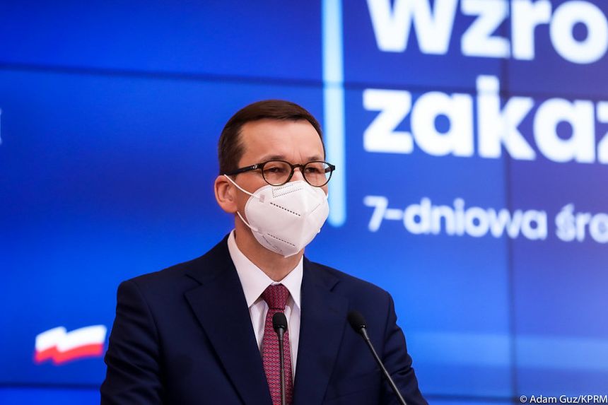 Konferencja premiera i ministra zdrowia ws. obostrzeń