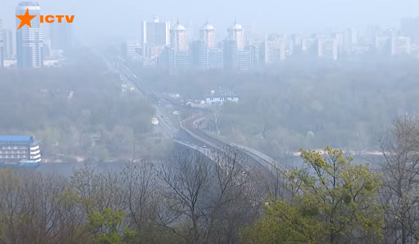 Burza piaskowa nad Kijowem