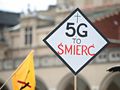 protest przeciwko sieci 5G