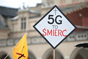 protest przeciwko sieci 5G