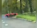 pijany rozbił ferrari