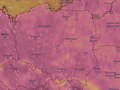 Mapa pogodowa Polski