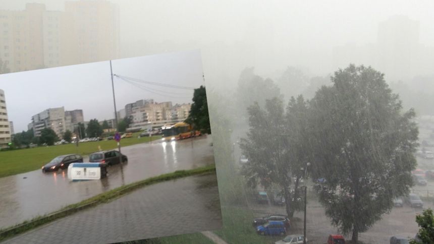 Burze nad Polską. Warszawa zalana