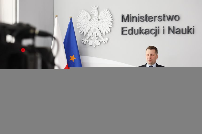 Konferencja ministra edukacji