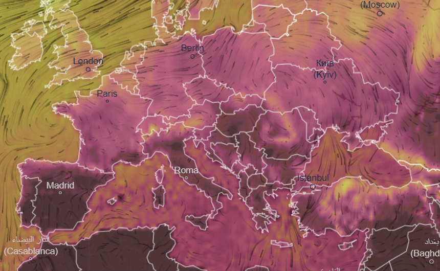 Upały w Europie