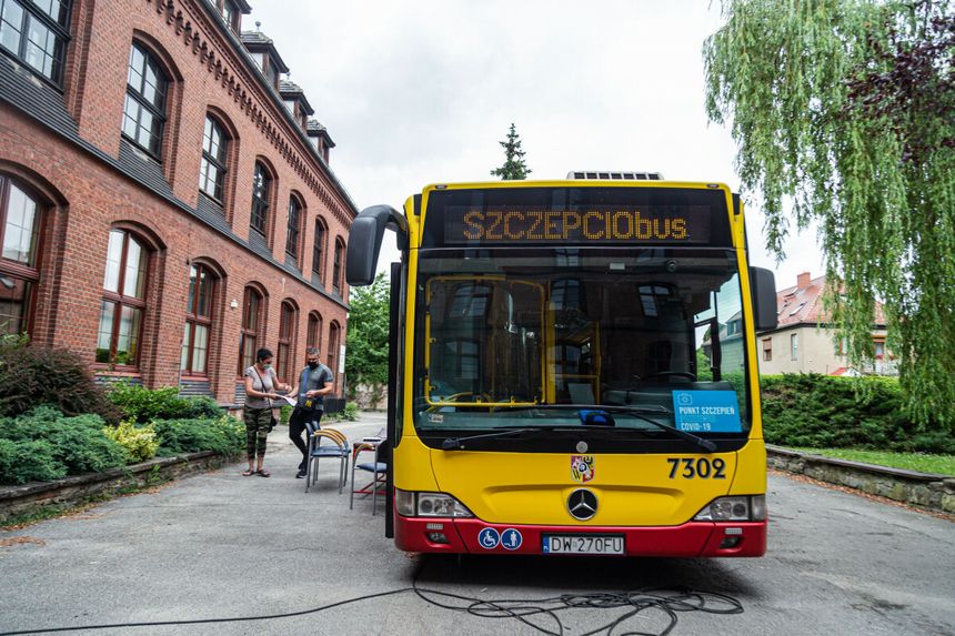 szczepciobus we Wrocławiu