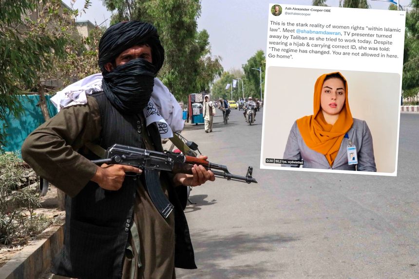 Afganistan pod rządami talibów/dziennikarka Szabnam Dawran