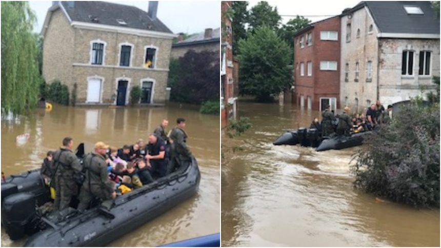 Ewakuacja polskich dzieci w Belgii