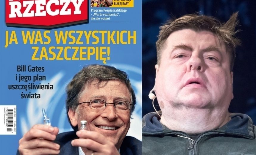 okładka do rzeczy z billem gatesem