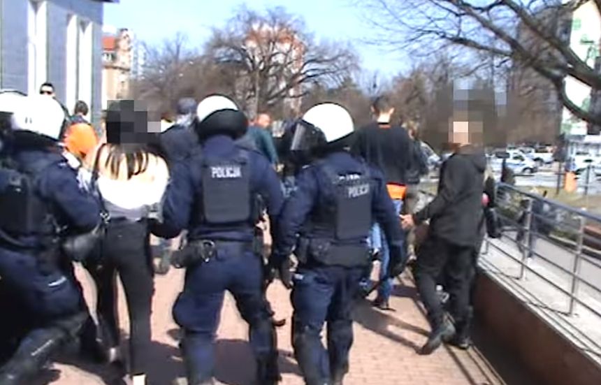 interwencja policji w Głogowie