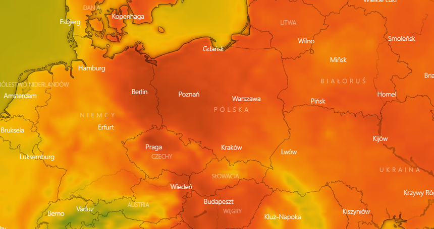 Pogoda. Upał wkracza do Polski