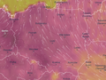 Mapa pogodowa Polski