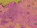 Mapa pogodowa Polski