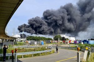 wybuch w Leverkusen