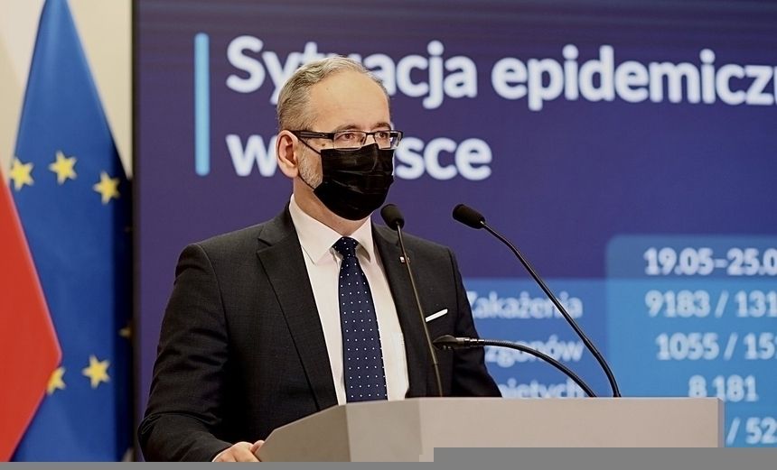 Konferencja ministra zdrowia ws. obostrzeń