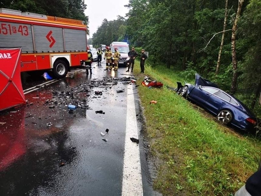 wypadek w Jamnicy koło Stalowej Woli
