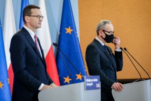 Konferencja premiera i ministra zdrowia
