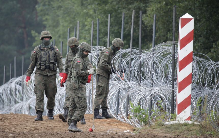 granica z Białorusią, budowa płotu
