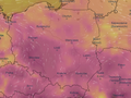 Mapa pogodowa Polski 
