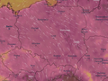 Mapa pogodowa Polski