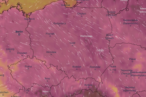 Mapa pogodowa Polski