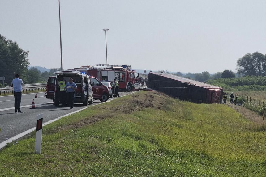 Wypadek autokaru w Chorwacji 