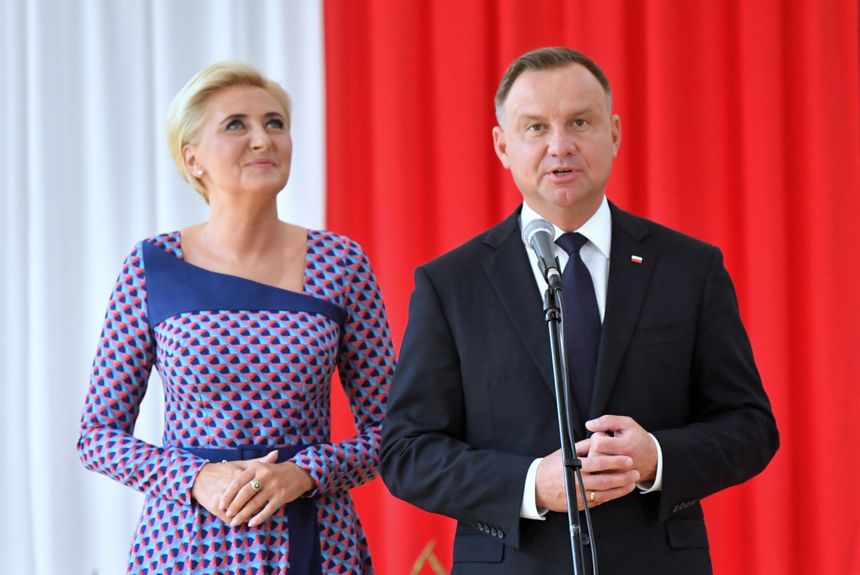 Andrzej Duda i Agata Kornhauser-Duda