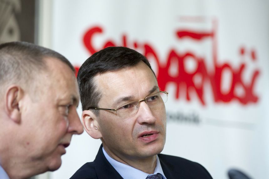 Marian Banaś i Mateusz Morawiecki, 2017 r.