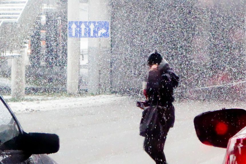 Deszcz ze śniegiem 