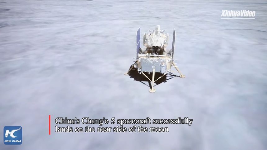 Change 5 wylądował na Księżycu