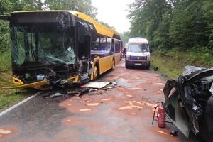 wypadek w Zagórzanach