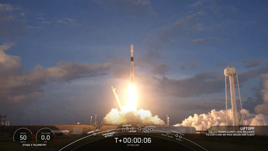 starlink nad Polską