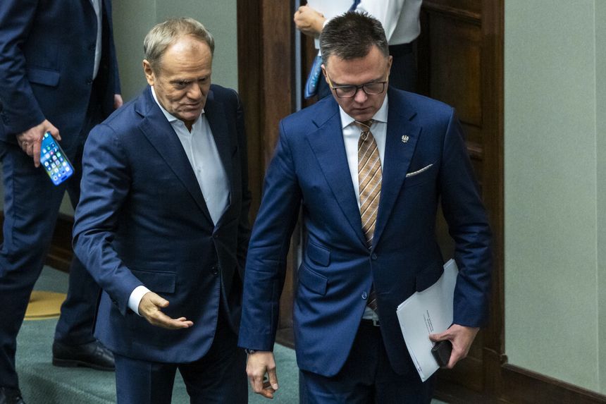 tusk hołownia