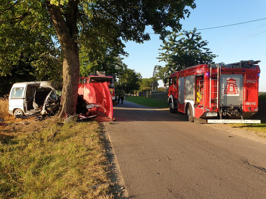 wypadek w Łebieniu