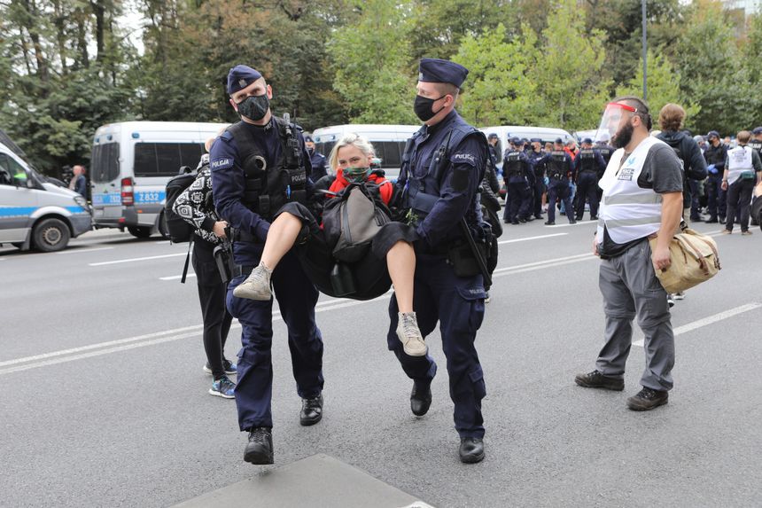 Strajk w Warszawie