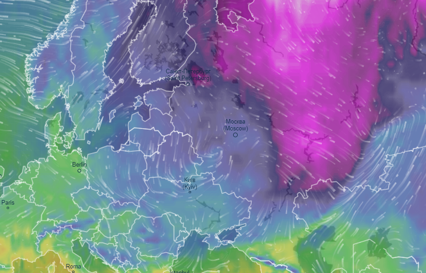 Mapa pogodowa Polski 