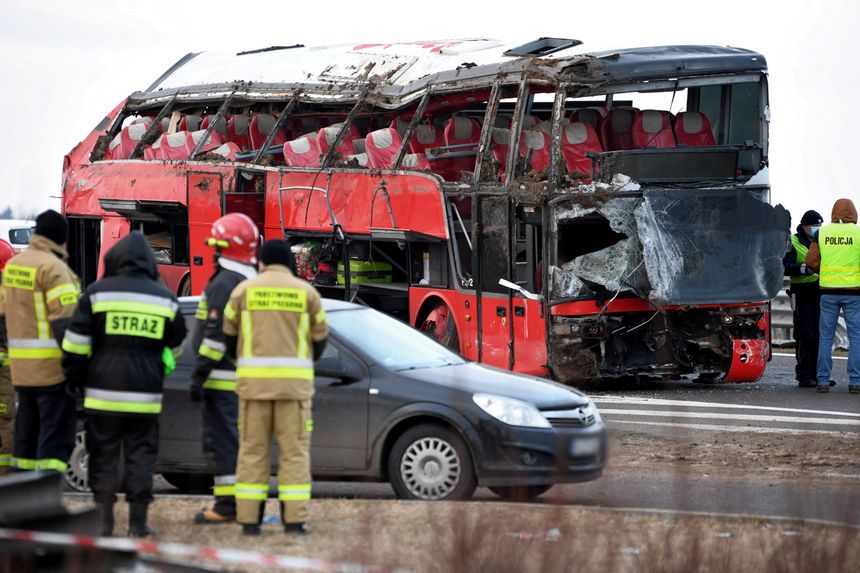 wypadek ukraińskiego autokaru 
