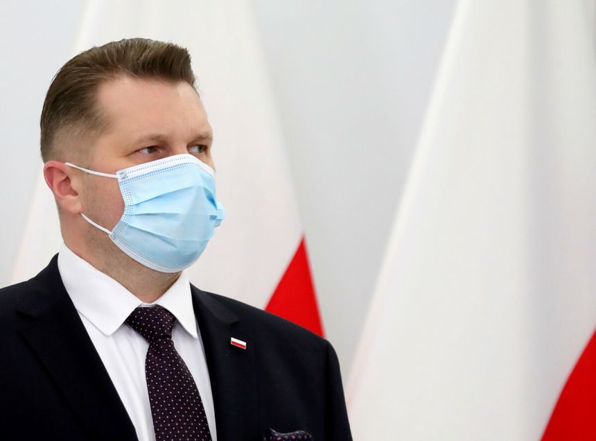 Konferencja ministra edukacji Przemysława Czarnka. Powie o maturach