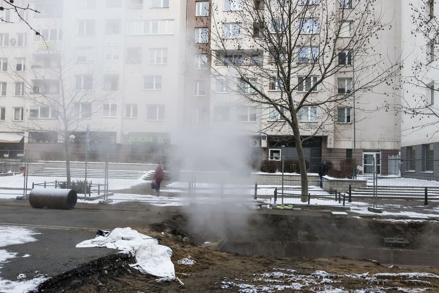 awaria ciepłownicza w Warszawie