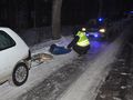 wypadek podczas kuligu