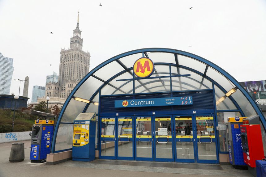 Wypadek metro Centrum