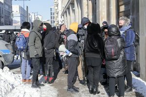 pikieta ws. aktywisty Wojciecha B.