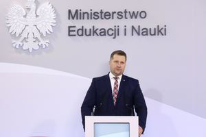 Konferencja ministra edukacji