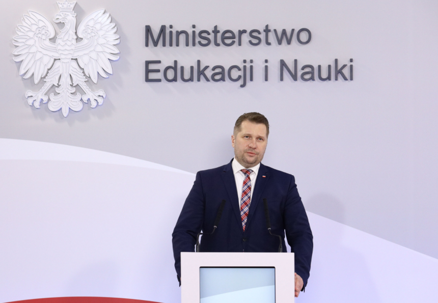 Konferencja ministra edukacji