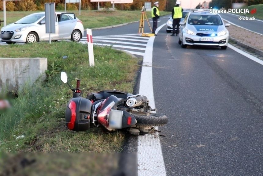 Wypadek na obwodnicy w Krzepicach