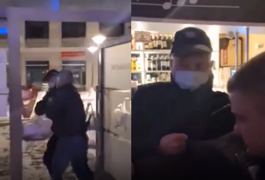 Interwencja policji w restauracji Q&Q Legionowo