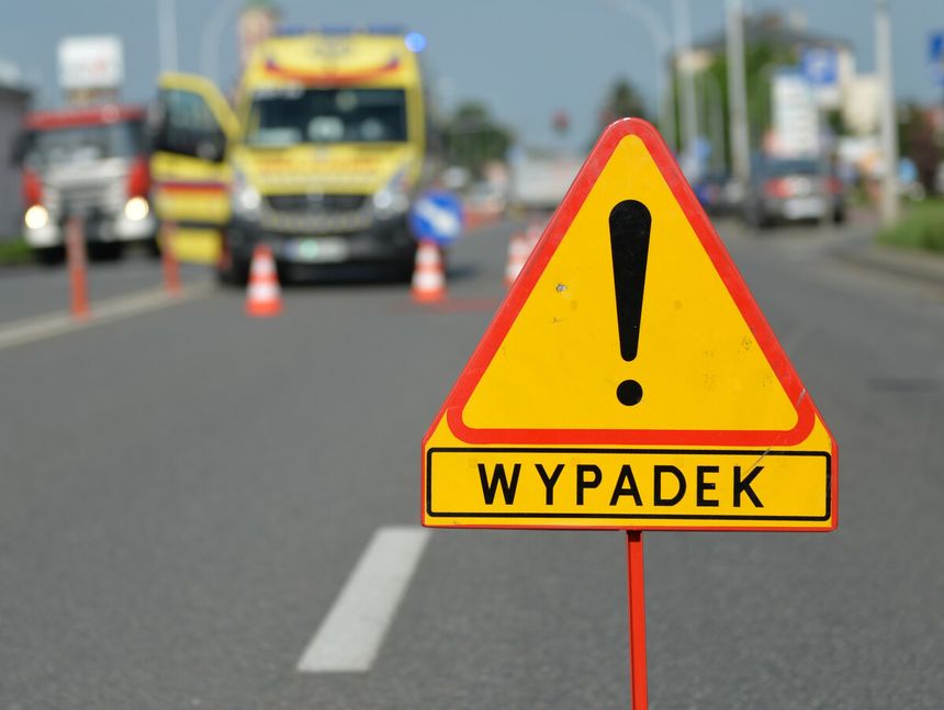 Rzgów: wypadek na Dk 91