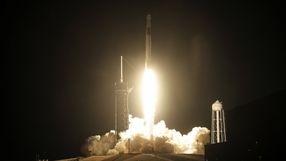 udany start Falcon 9