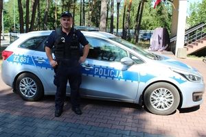 Maciej Kąkol, policjant z Otwocka
